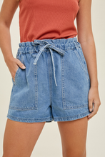 Load image into Gallery viewer, Paper Bag Denim Shorts
