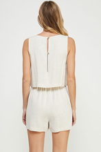 Load image into Gallery viewer, Natural Linen Romper
