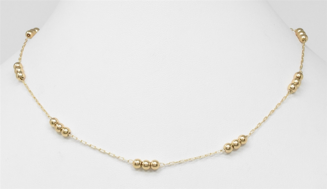 Small Gold Beaded Chain